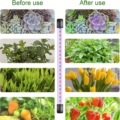 Adjustable Floor Tripod LED Plant Lamp with RF Remote, 4 or 5 Flexible Heads and 29-61in Stand