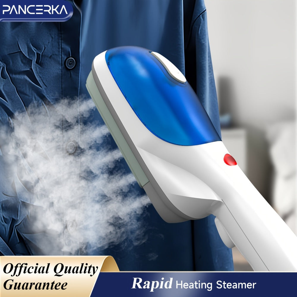 Portable Steam Iron Steamer Fast 25-Second Heat-Up Horizontal Vertical Steaming Dry Ironing for Entryways, Bedrooms and Living Spaces