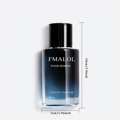 Men's Cologne Pheromone Infused Lemon Bergamot & Sage, Fresh Fragrance Rollerball 1.69 oz, Citrus Herbal Scent for Date Night