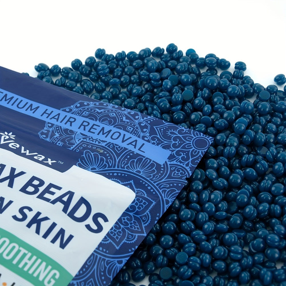 Hard Wax Beads 450g Brazilian Strong Adhesion No-Strip – Precision At-Home Waxing for Bikini Legs Underarms Arms Body Face
