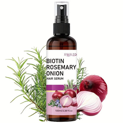 Biotin Rosemary Hair Growth Spray with Onion Extract for Bath Time, Home Spa and Personal Care