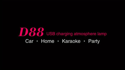 RGB Car Interior Atmosphere Lights Music Sync LED Neon Starlight – Remote Control USB 5V Multi-Color Ambient Lighting for Car Party DJ Home