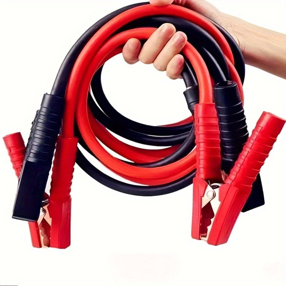 Jumper Cables 4 Meter 157 Inch Heavy Duty for Car Truck SUV – Battery Booster Jump Starter Cables 36V Max with 2 Live Wires Universal Fit
