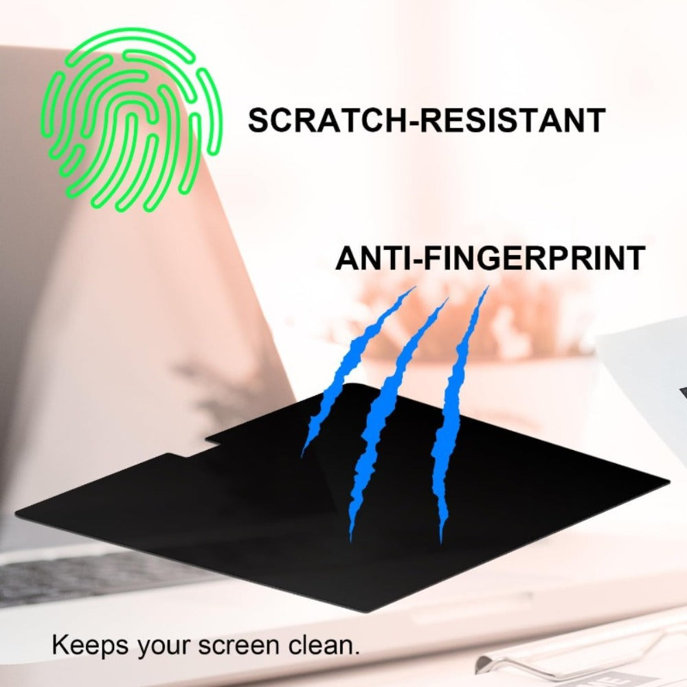 MacBook Air 13.6 Privacy Screen Filter 2022-2025 M2 M3 M4 – Removable Matte Anti-Glare Blue Light Blocking Protector