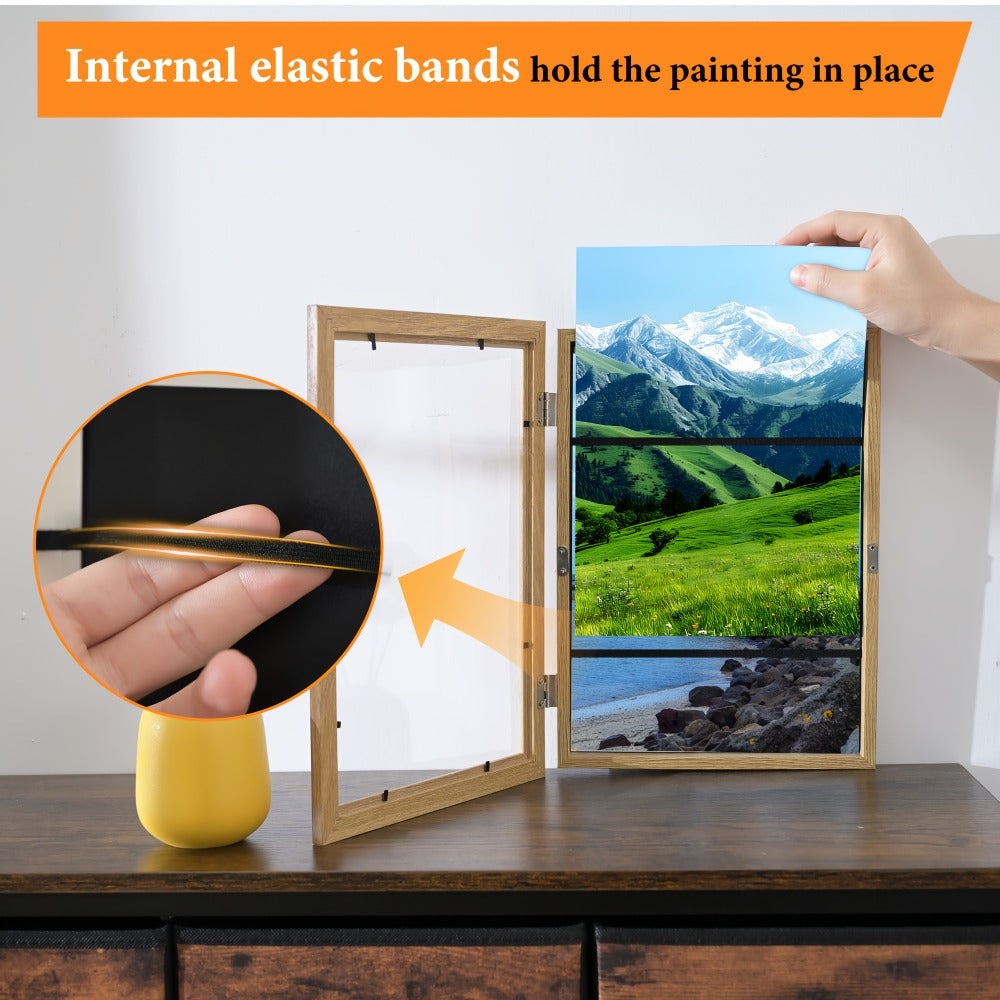 Kids Art Frames Front Opening Changeable Artwork Display Frames for Children Drawings Crafts Photos Wall Gallery – Set of 2 or 4