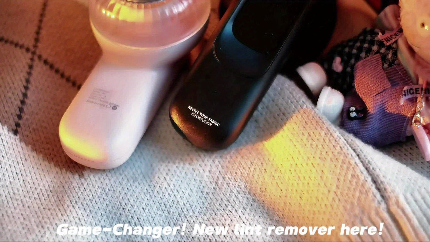 Fabric Shaver Lint Remover Rechargeable Electric Sweater Shaver with Digital Display 6-Leaf for Everyday Face, Beard and Body Grooming