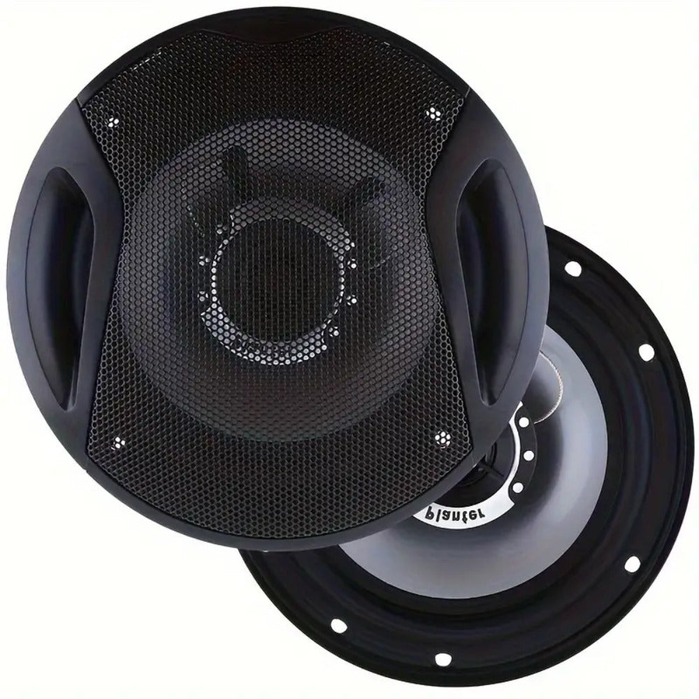 6.5 Inch 400W Car Coaxial Speakers HiFi Full Range – Rubber Edge, Strong Magnet, Universal Fit for Ford Chevy Toyota Honda