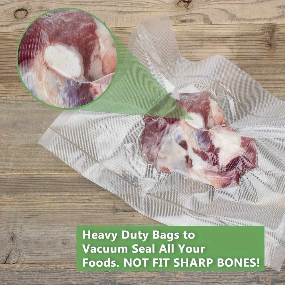Vacuum Sealed Bags for Food Storage Meat Fruits Vegetables Grains Kitchen Organizer for Home Cooking, Dining and Outdoor Meals