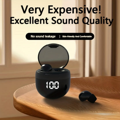 True Wireless Earbuds Ultra-Small In-Ear Design with No-Flash Charging Case and Khaki Finish