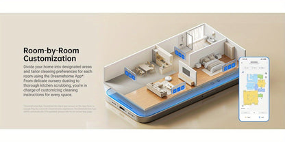 Dreame D10 Plus Gen 2 Self-Emptying Robot Vacuum & Mop Refurbished, 6000Pa Suction, 90-Day Base, LiDAR Navigation