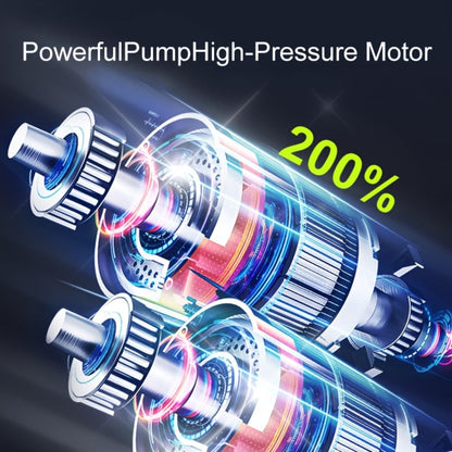Portable Tire Inflator Air Compressor 150PSI – Cordless Smart Air Pump with Digital Pressure Gauge, LCD Display, 3X Fast Inflation