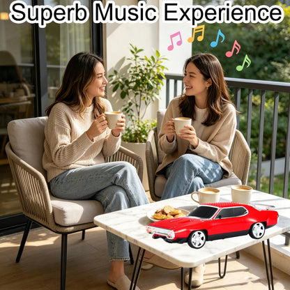 Portable Bluetooth Speaker Car-Shaped Model with TWS, USB, FM, TF, AUX and Seven Color Packs
