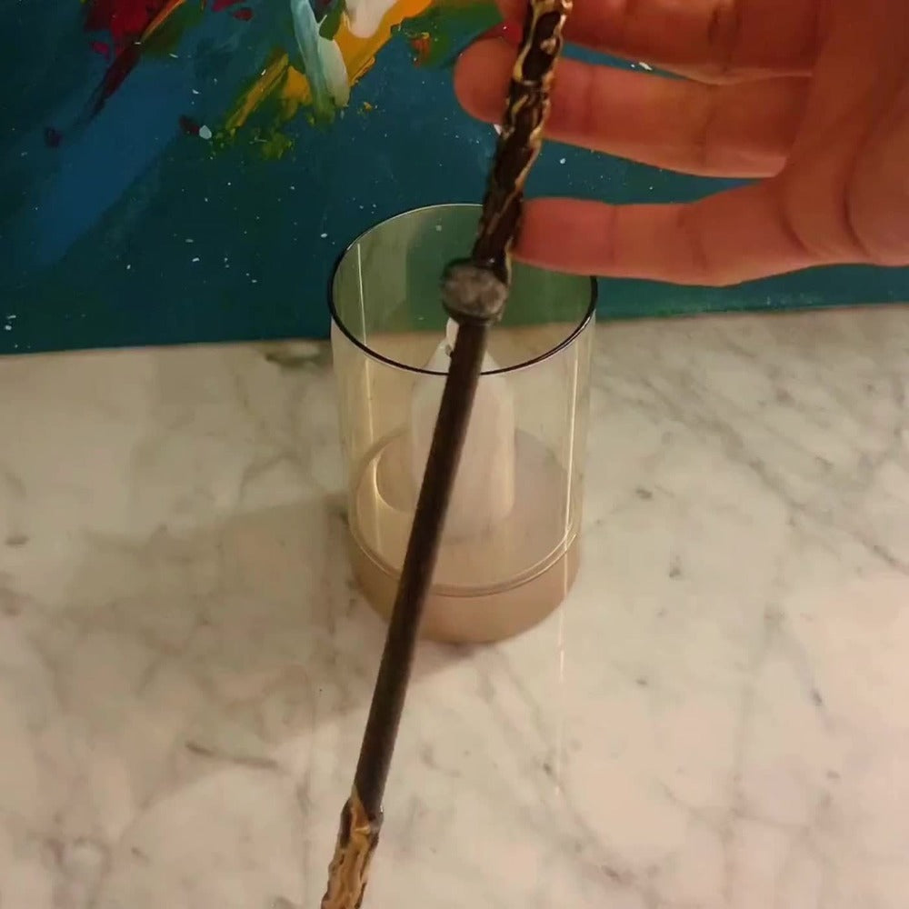 Zodiac Crystal Magic Wand with Gift Box – Handmade Astrology Wand All 12 Signs Aries Taurus Gemini Cancer Leo Virgo Libra Scorpio