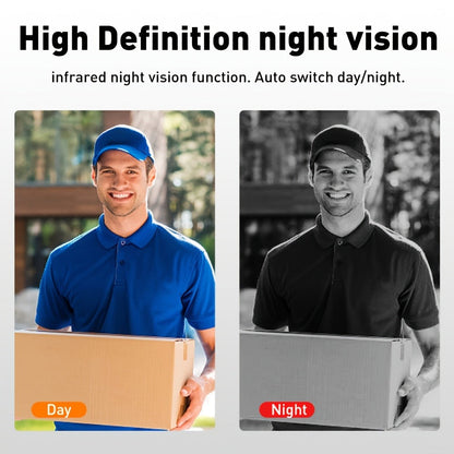 PIR Motion Video Doorbell Camera WiFi HD Night Vision with Two-Way Audio, Cloud & SD Card Storage