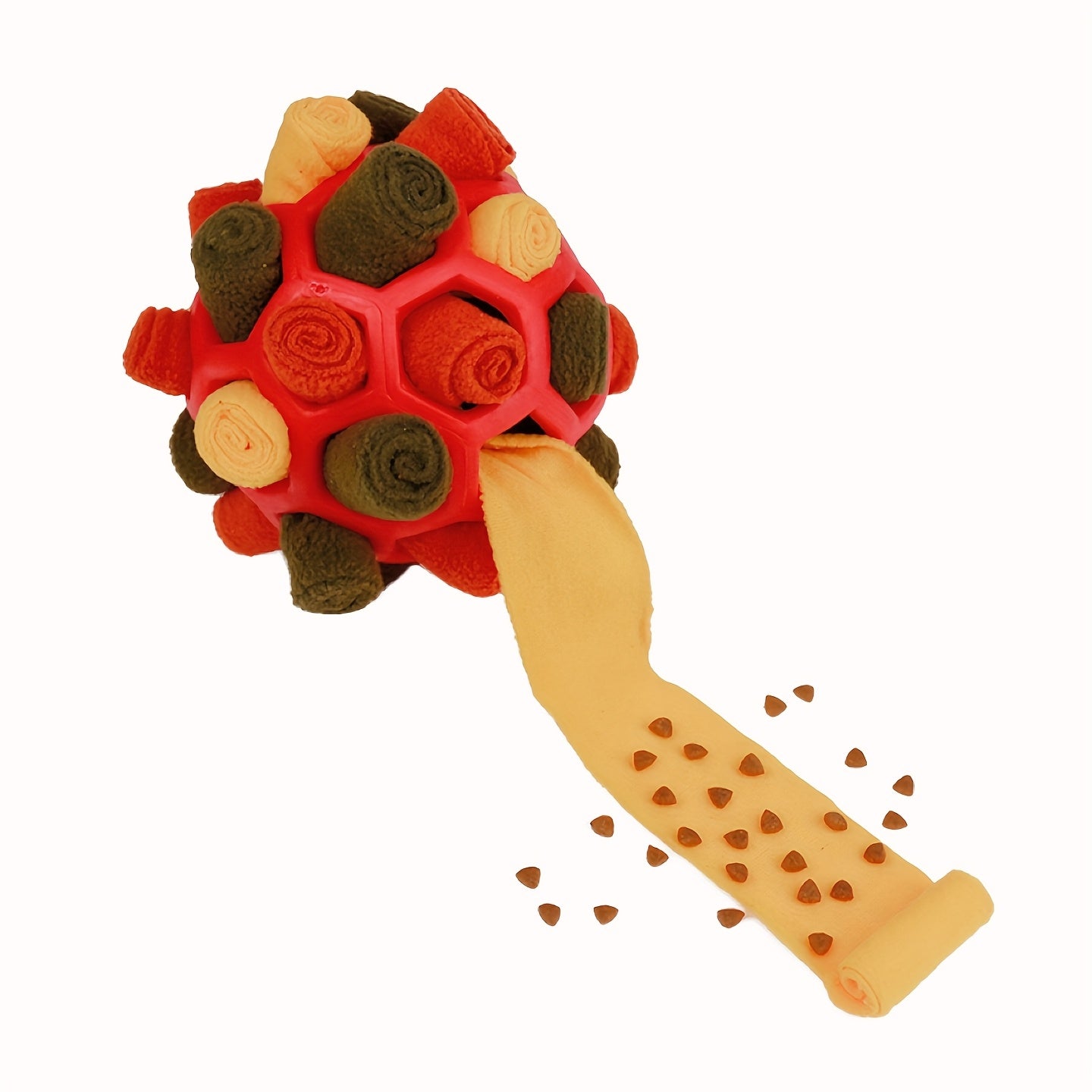 Snuffle Ball Dog Toy – Interactive Foraging Treat Dispenser & Slow Feeder Puzzle Toy for Small Medium Large Dogs