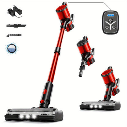 Stick Vacuum Cleaner 70Kpa MAX Suction Cordless & Corded 8-in-1 Handheld Vacuum for Hard Floors, Carpets & Pet Hair