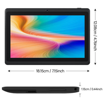 Android Tablet 7-Inch with Android 12, 4GB RAM, 32GB Internal Storage, Dual Cameras and 4000mAh Battery