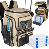 Khaki with 4 Tackle Boxes