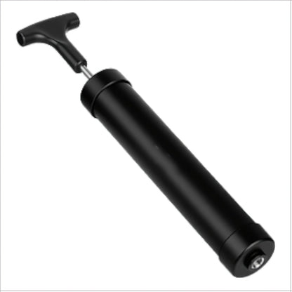Portable Ball Pump Kit 8 Inch – Manual Air Pump with 5 Needles, Nozzle & Extension Hose for Basketball, Soccer, Football