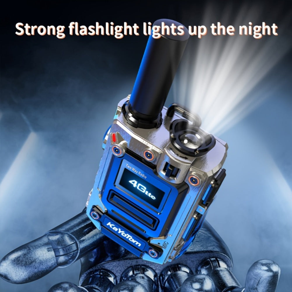 Kayotom K300S 4G Global Walkie Talkie Unlimited Range, No Monthly Fee Two Way Radio, UHF 400-480MHz Long Battery Life