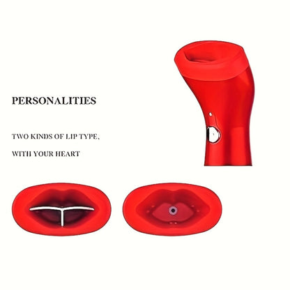 Lip Plumper Electric USB Charging, Silicone Lip Beauty Tool for Fuller Charming Lips for Bath Time, Home Spa and Personal Care