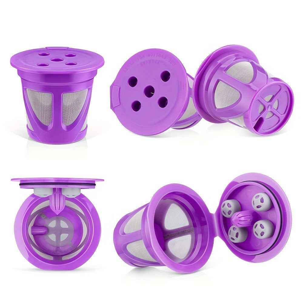 Reusable K-Cup Coffee Pods Set of 6, Refillable Coffee Filters Compatible with Keurig K-Supreme & K-Supreme Plus
