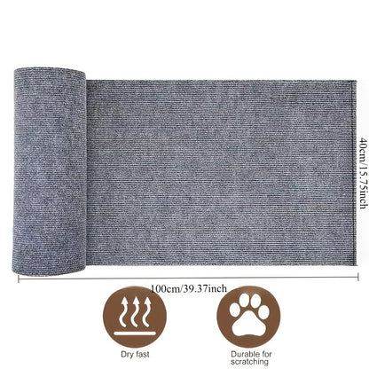 Cat Scratch Pad Self-Adhesive – Durable Cat Scratching Board for Sofa and Wall Protection, Anti-Scratch Furniture Protector Sticker