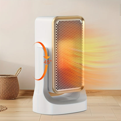 Portable PTC Ceramic Electric Space Heater - Fast Heating, Quiet Operation, Thermostat Control, 3 Fan Speed Settings