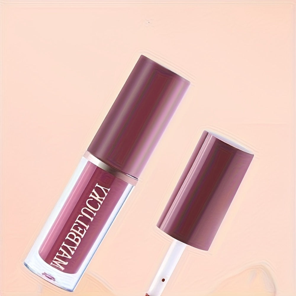 Liquid Lipstick Set 12 Pcs Velvet Matte, Non-Transfer Shimmer & Nude Shades in Elegant Book-Style Gift Box