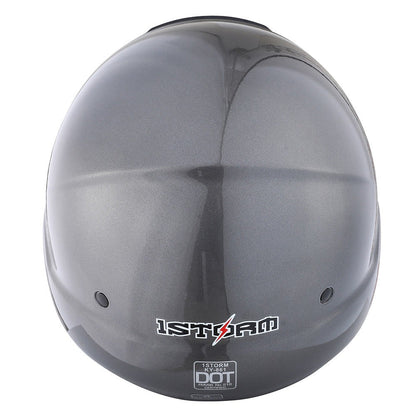 Motorcycle Helmet Convertible Full/Open-Face Shell with Detachable Mask, Smoked Shield, S-XL Sizes and Multiple Styles