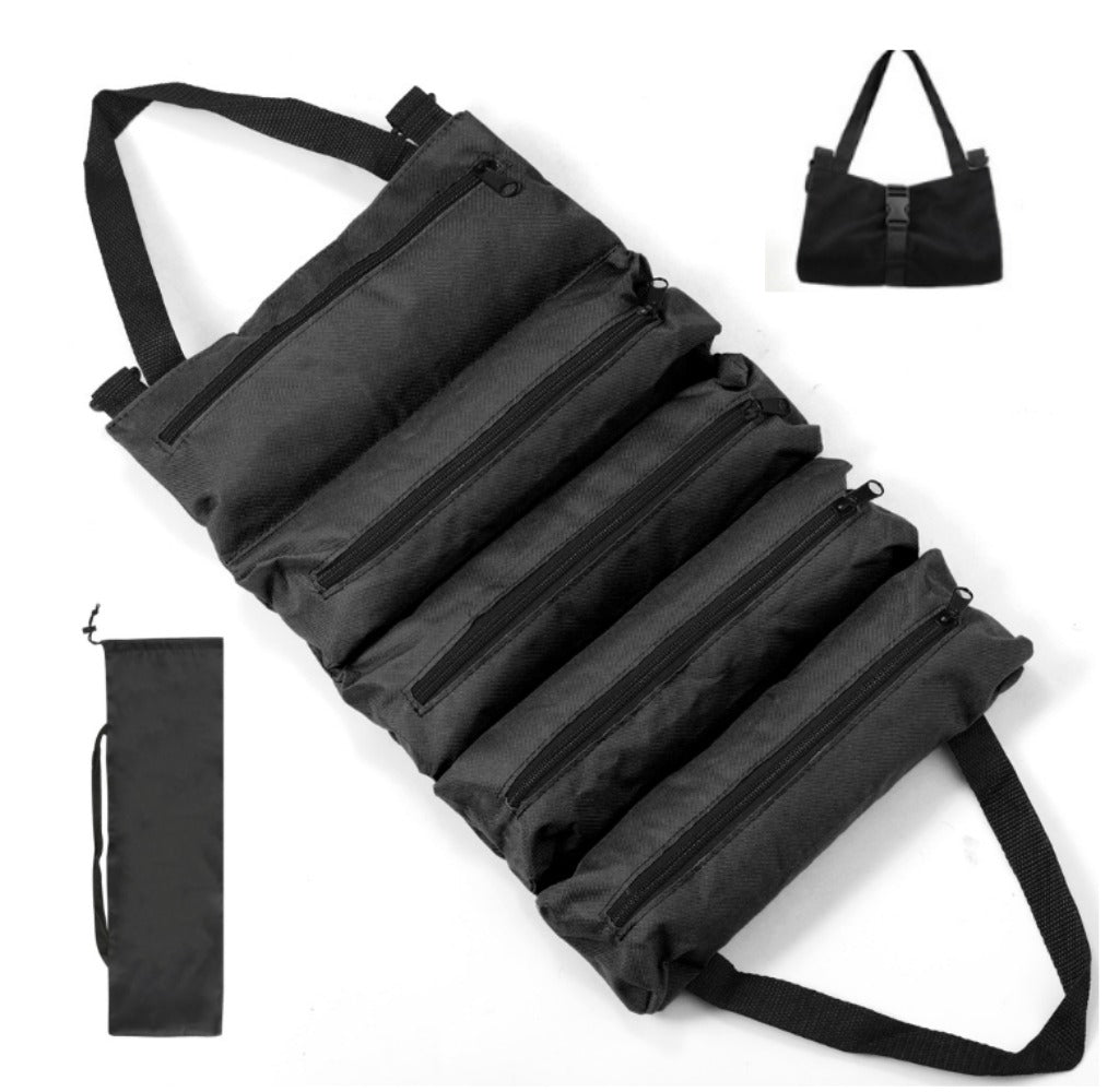 Collapsible Tool Bag Organizer for Hardware Storage | Foldable Tool Kit Bag for Carpentry Electricians Automotive Repairs Outdoor | Portable