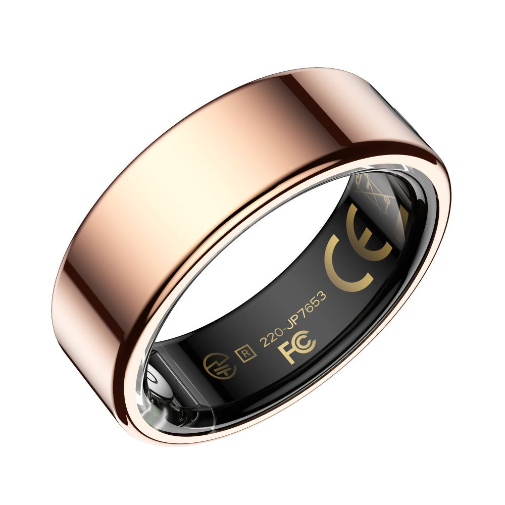 Smart Ring Health Fitness Tracker - Sleep Monitor Heart Rate Temperature Blood Pressure Pedometer Calorie Menstrual Cycle Tracker