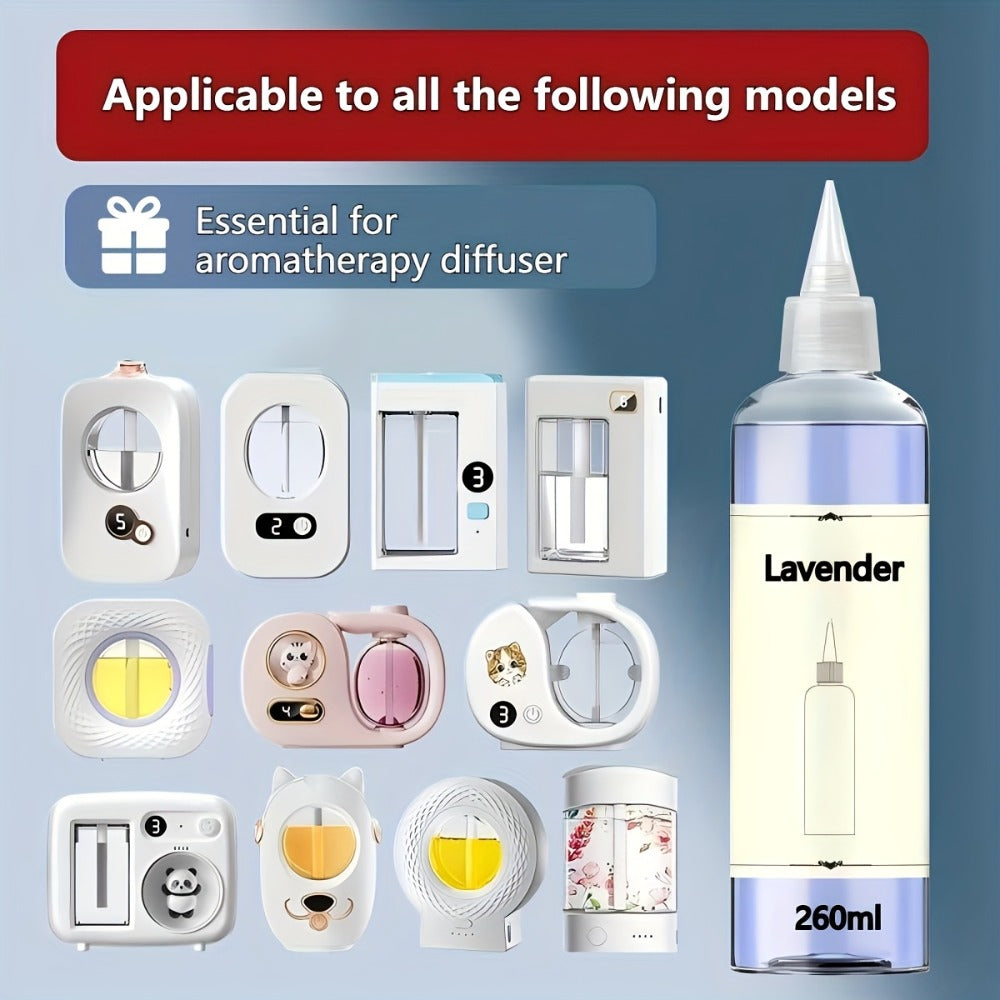 Essential Oil Refill for Diffusers - Floral & Fresh Aroma Supplement Pack, Anti-Overflow, Large