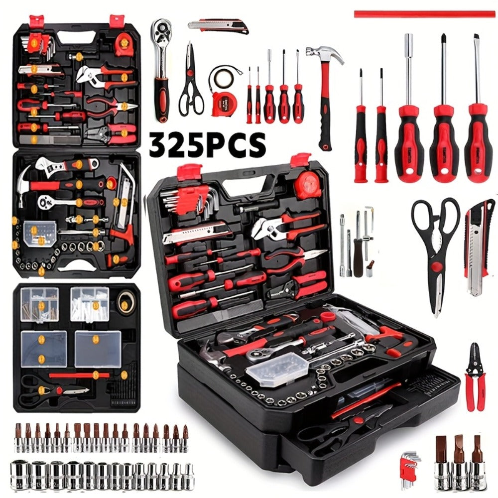 Automotive Mechanic Tool Set in 53-Piece, 325-Piece or 47-Piece with Gloves Checkout Options