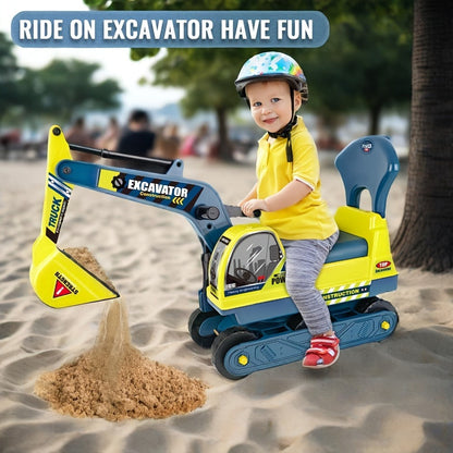 Kids Ride-On Construction Truck Large Manual-Powered Engineering Vehicle with the Listed Color, Size or Set Options for Everyday Use