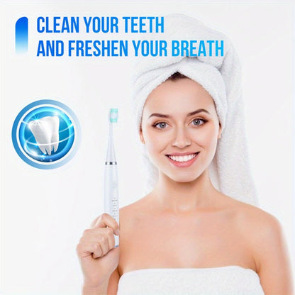 Electric Toothbrush Kit USB Rechargeable – Multi-Accessory Dental Care Set with Travel Case, Replaceable Brush Heads