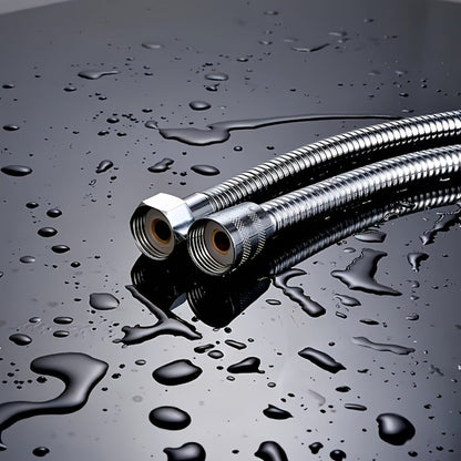 Flexible Stainless Steel Shower Hose Electroplated – Round Shape, Wall-Mounted Easy Install, for Rainfall Shower Heads & Sprayers