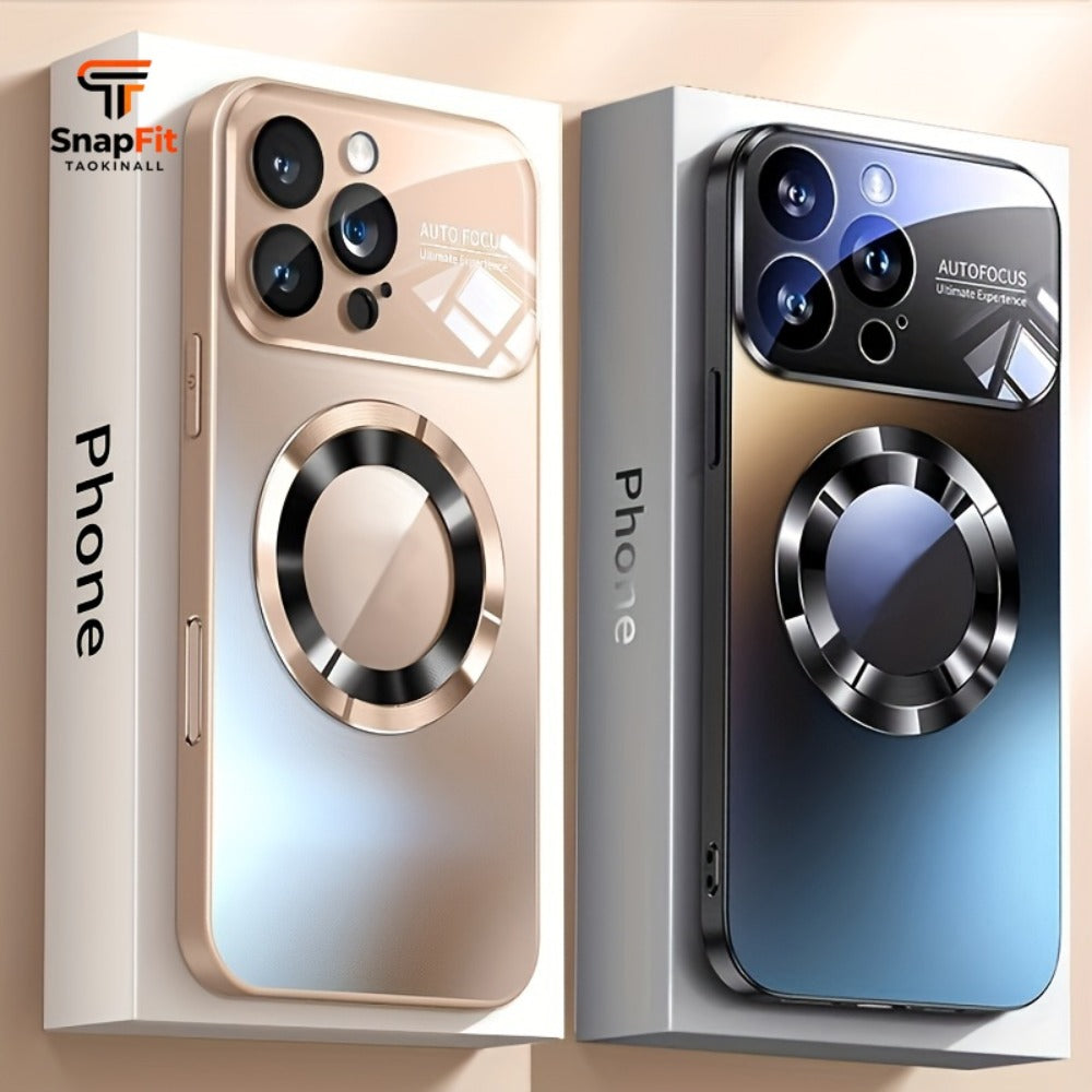 Titanium Matte iPhone Case Magnetic Wireless Charging Shockproof Glass Lens Cover for iPhone for an Everyday Personal Care Routine