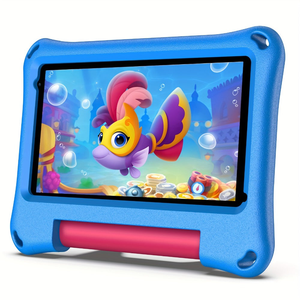 Kids Tablet PRITOM 7 Inch with Android 13, 4GB RAM, 32GB Storage, 1TB Expansion and Silicone Case