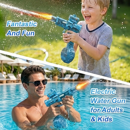 Rechargeable Transforming Electric Water Blaster with LED Muzzle Light and Blue or Blue Spec2 Option