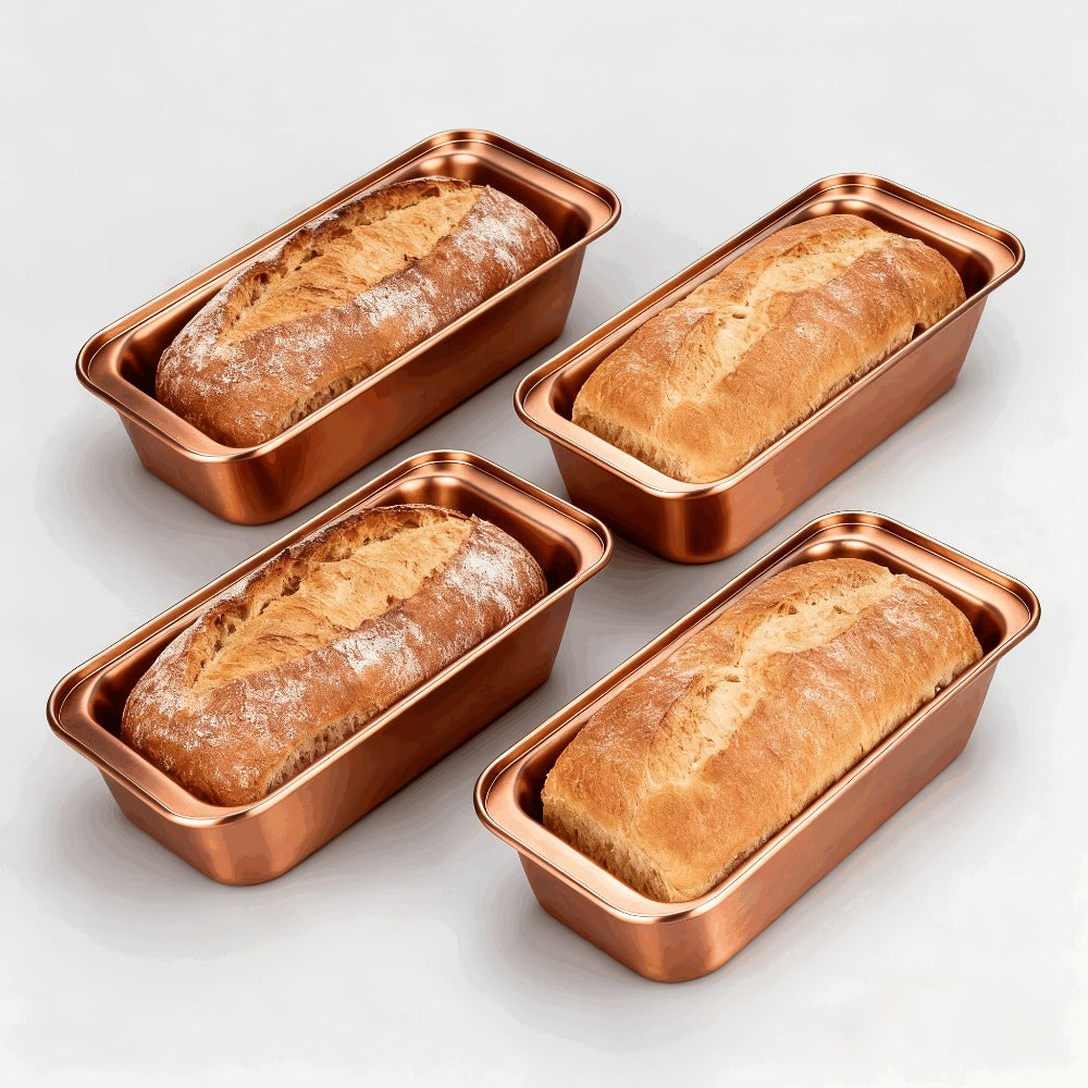 Nonstick Bakeware Pan Set, 8-Piece Carbon Steel Oven Baking Set with Cookie Sheet, 2 Round Cake Pans