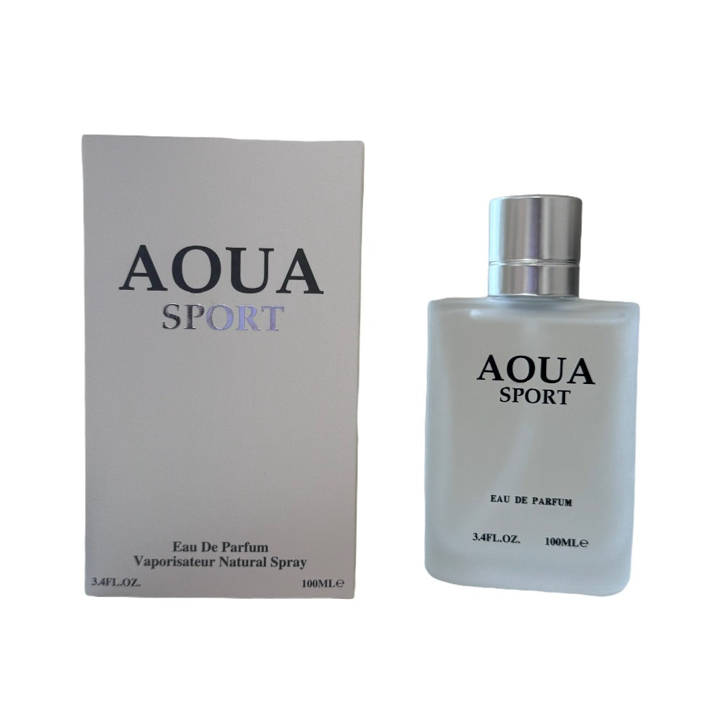 Men's Perfume AOUA Eau de Parfum Set of Three 3.4 oz Sprays with Jasmine, Lime and Neroli Notes