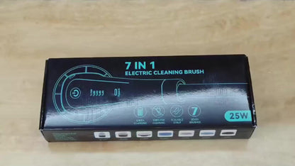 Telescopic Electric Cleaning Brush with Long Handle, 7-in-1 & 14-in-1 Multifunctional Power Scrubber Kit