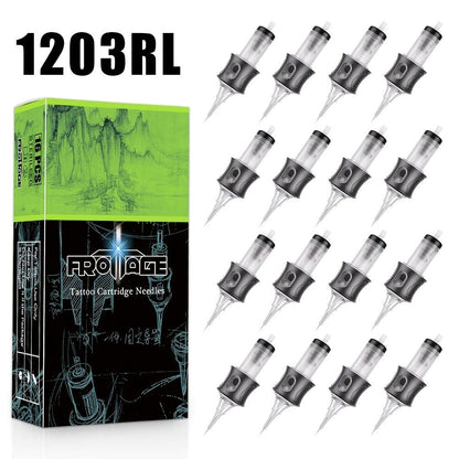 Tattoo Cartridge Needles with Frotage Label, 26 Retained RL RLT RS CM and M1 Cartridge Size Options