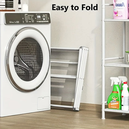 Three-Tier X-Frame Clothes Drying Rack with Collapsible Metal Bars and Gray, White or Top-Rack Configurations