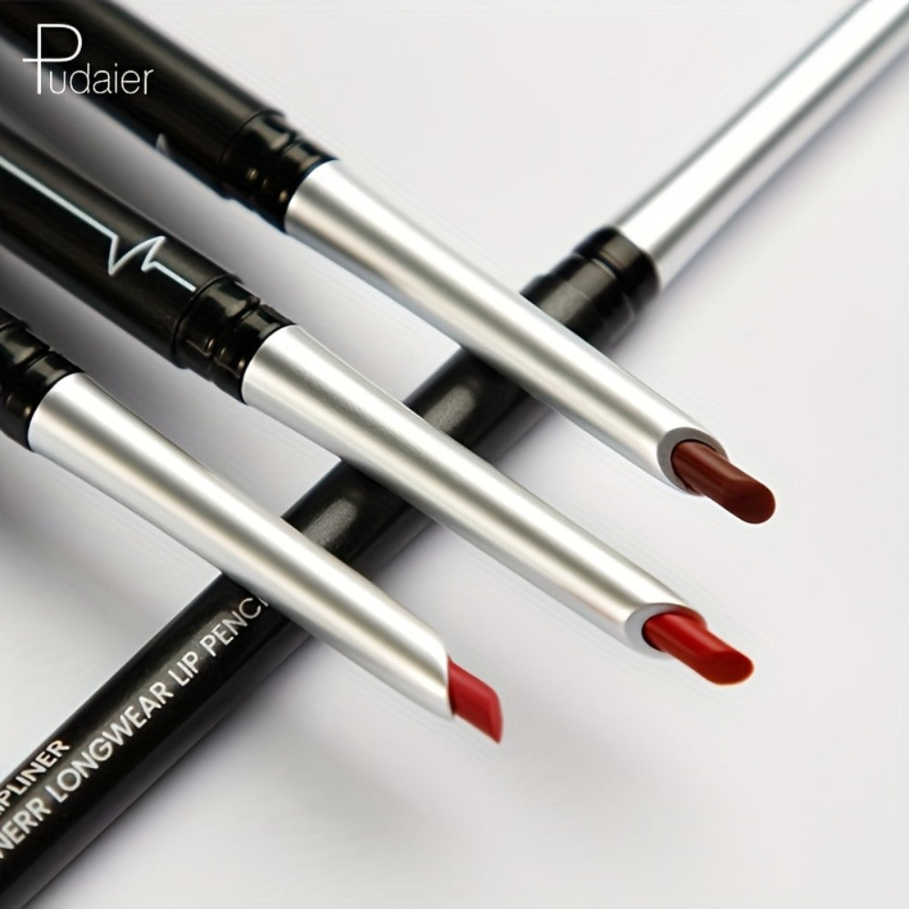 Precise Lip Liner Pencil 11 Shades Matte Waterproof Non-Fading Smooth Glide Long-Lasting All Day Wear Lip Outliner for Fuller Lips All Skin