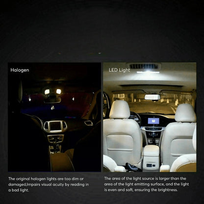 LED Car Interior Light Bulbs 40PCS W5W 168 6000K Cold White – Width Indicator Reading Roof Dome Lamp Replacement Set