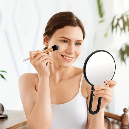 70X Magnifying Mirror Double-Sided 1X & 70X Zoom 360° Adjustable Handle – Handheld Desktop, for Makeup, Travel and Everyday Vanity Use