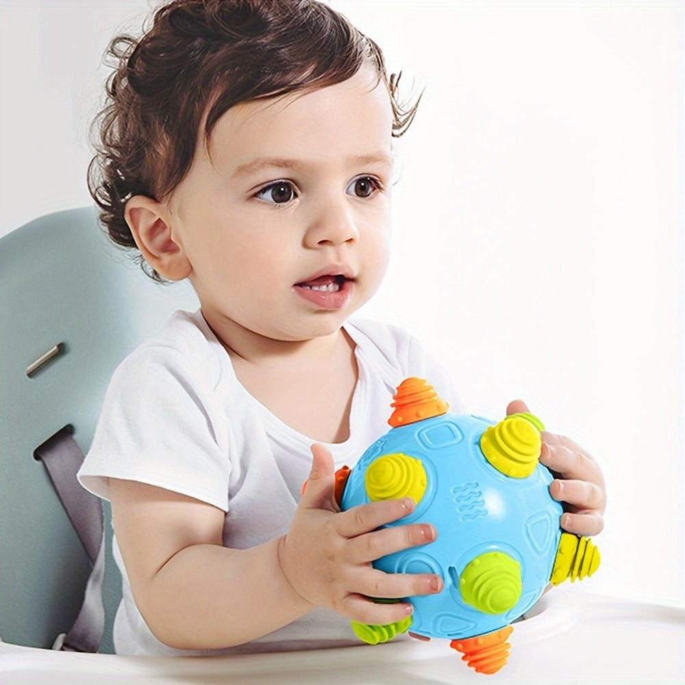 Bouncing Music Dancing Ball Baby Toy, Interactive Electric Rolling Sensory Ball with Lights, Sounds & Melodies