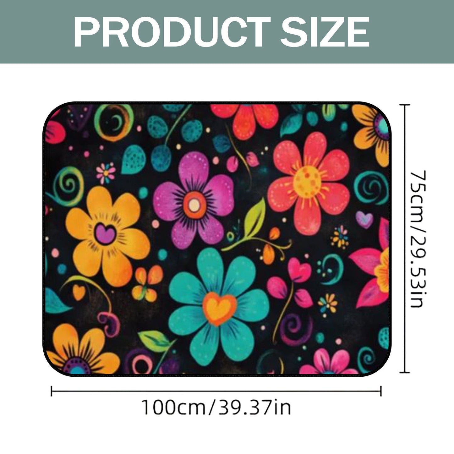 Car Trunk Mat Cargo Liner – Waterproof Non-Slip Trunk Floor Mat with Pattern Designs to Protect Vehicle Interior from Dirt